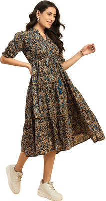 Kharoliya Flared/A-line Gown(Multicolor)