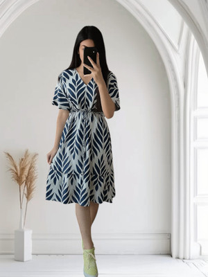 jsn Flared/A-line Gown(Blue)