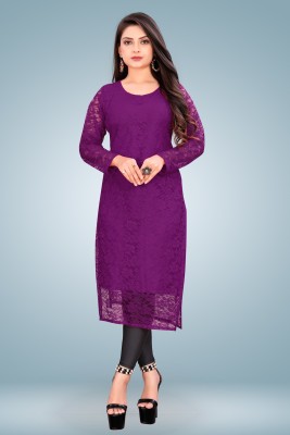 dramfashion Flared/A-line Gown(Purple)