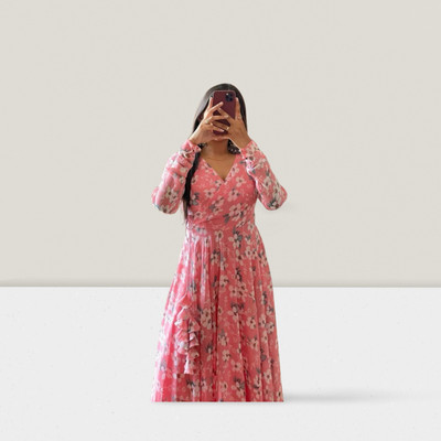 HouseOfCommon Anarkali Gown(Multicolor)