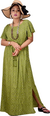 CLYMAA Straight Gown(Green)