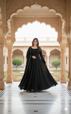 Yaasa Anarkali Gown(Black)