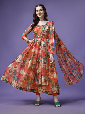 Kedar Fab Anarkali Gown(Multicolor)