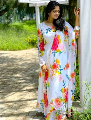 Muni Creation Flared/A-line Gown(Multicolor)
