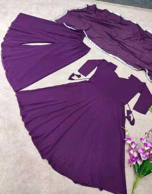KRISHNA ENT. Women Kurti Sharara Dupatta Set