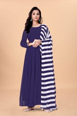 Nirali Tex Anarkali Gown(Purple)