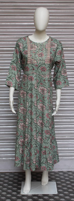 SHIVAYSTYLO Flared/A-line Gown(Grey)