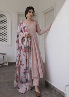 shreefashion Embroidered Kurta, Palazzo & Dupatta Set