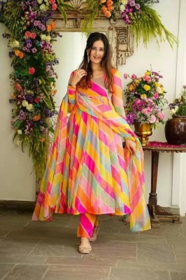 R4milA Anarkali Gown(Multicolor)