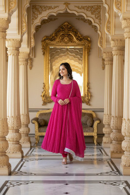 S2DCLOTHING Anarkali Gown(Pink)