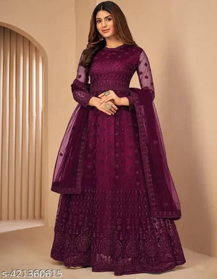 HouseOfCommon Anarkali Gown(Maroon)