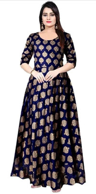JAIPRY Flared/A-line Gown(Dark Blue)