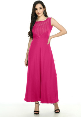 Piaro Flared/A-line Gown(Pink)