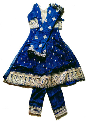 THE BULL GARMENTS Anarkali Gown(Blue)