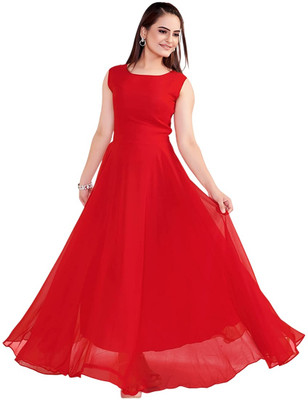 Apnisha Flared/A-line Gown(Red)