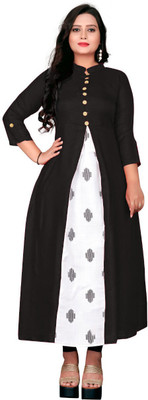 Talavadi Flared/A-line Gown(Black)