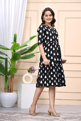 minimal city Anarkali Gown(Black)