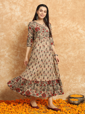 Sa Rasa Flared/A-line Gown(Brown)