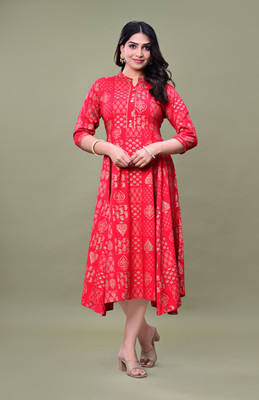 SHREESHYAM Anarkali Gown(Blue)