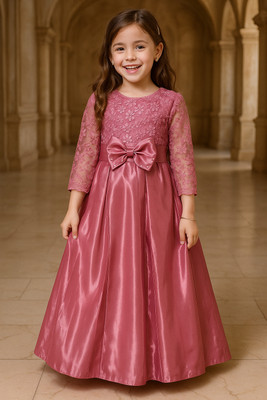 WEARBLISS Flared/A-line Gown(Pink)