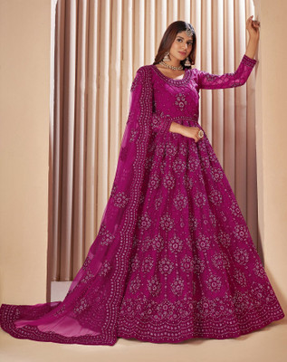 LADY SHOPI Flared/A-line Gown(Multicolor)
