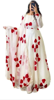 style by singh Anarkali Gown(Multicolor)