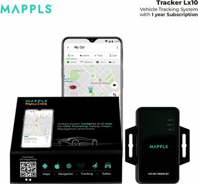 MapmyIndia GPS Vehicle Tracker Lx10 GPS Device(Black)