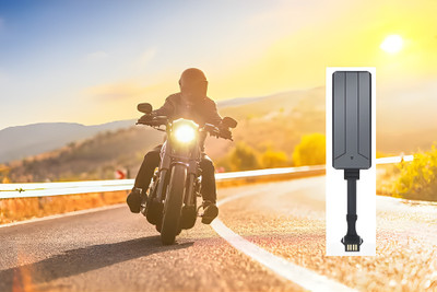 Motocop GPS Tracking GPS Device(1000 Maps, MAT BLACK)