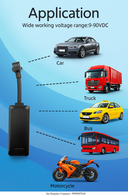 Motocop Smart Vehicle Tracker, 30 days free subscribtion Engine ON-Off Alert GPS Device GPS Device(2000 Maps, Black)