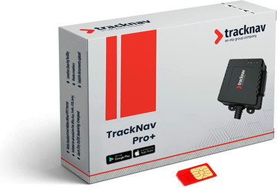 TrackNav Pro+ GPS Tracker, Wired Tracking Device with Anti-Theft Alarm, Live Tracking GPS Device(Black)