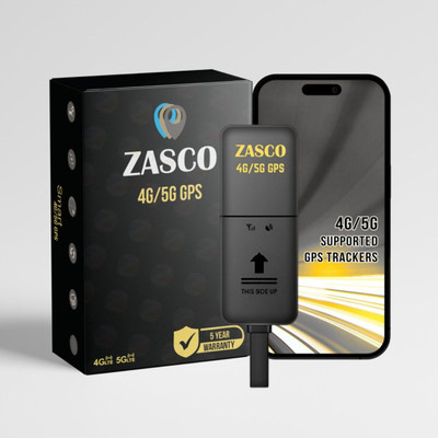 ZASCO 4G LTE GPS (ZT-10) Engine ON/OFF (ANTI-THEFT SIREN) GPS for Car/Bike GPS Device(Black)
