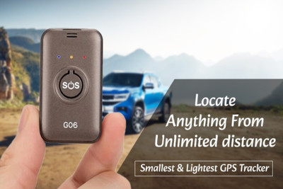 Wukama GF-06 Mini Portable Real Time Personal and Vehicle GPS Tracker Strong Magnetic GPS Device(30 Maps, Black)