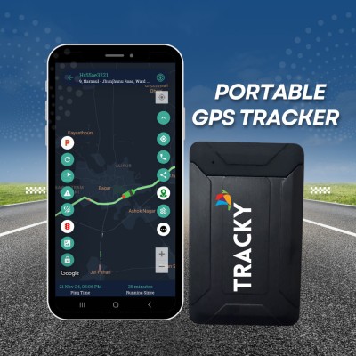 Tracky GO - Wireless GPS Tracker for Car GPS Device(Black)