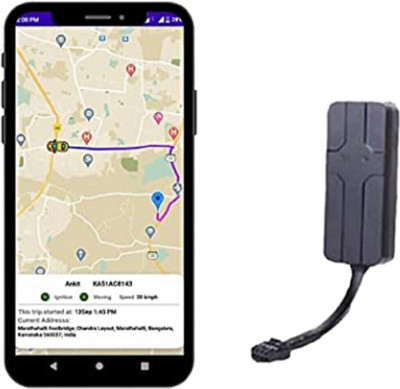 ALL IN ONE TRACKFY V5 With 1 Year Sim+Software +Engine Cut-off GPS Device(Black)