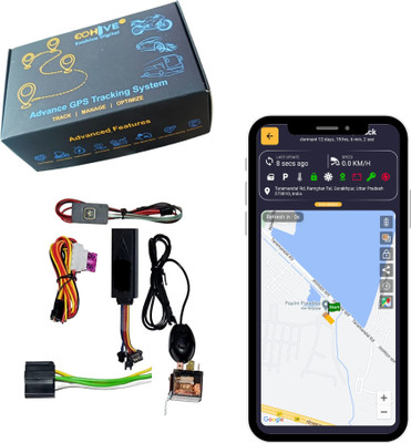 Exohive Digital Gps Tracker For Car & Suv With Panic Button & Microphone Gps Tracker GPS Device(Black)