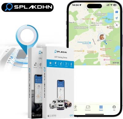 SPLAKDHN Hidden mini GPS for EV or Any vehicles (1 Year Software +1 Month SIM Data) 24X7 GPS Device(6 Maps, Black)