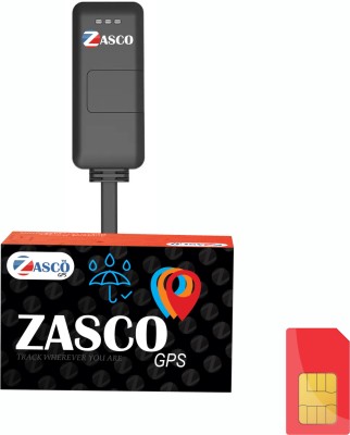 ZASCO ZT-300 Android & iOS App with Anti Theft Alarm For Vehicles with Waterproof GPS Device(Black)
