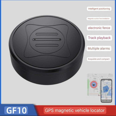 TECHGEAR Mini GPS Car Tracker Universal Magnetic Vehicle Bike Tracking Device GF10 XY GPS Device(Black)