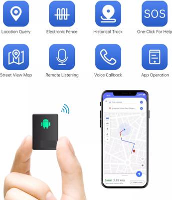 Vyncx Mini Audio Sim Bug Tracker Spy Voice Recorder Audio Listening Small SMS Link GPS GPS Device