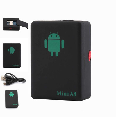 SellRider Auto Voice Callback MiniA8 Sim GPS/GPRS/GSM Tracker for location/Track inquiry GPS Device(Black)