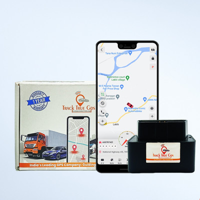 TRACKTRUE Wireless OBD GPS tracker for cars with Voice monitoring, anti-theft tracking GPS Device(30 Maps, Black)