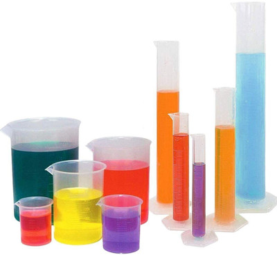 Spylx 5 Plastic Graduated Cylinder (10 -250ml) 5 Plastic Beakers Set- 50-1000ML Plastic Graduated Cylinder(1000 ml)