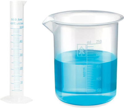 Bello 300 ml Low Form Beaker(Pack of 2)