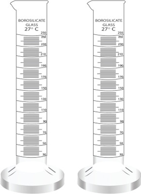Pushpa Cylinders_10ml_p1 Borosilicate Glass Graduated Cylinder(100 ml)