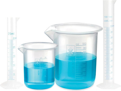 Bello 250 ml Low Form Beaker(Pack of 4)