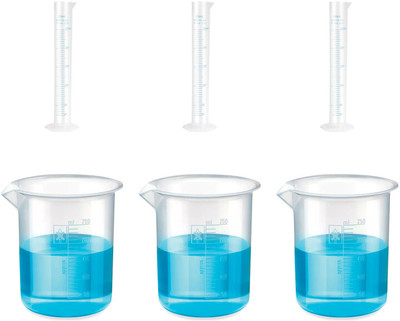 Bello 250 ml Low Form Beaker(Pack of 6)