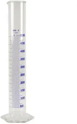 SNCARE Measuring Cylinder with Raised Marking- Unbreakable PP (Polypropylene) Graduated Cylinder(500 ml)