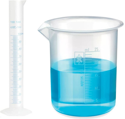 Bello 125 ml Low Form Beaker(Pack of 2)