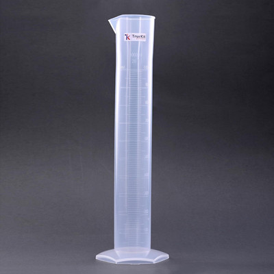 TRUEKIT Transparent Plastic Measuring Cylinders with Graduation Marks (1000ml) (Pack-1) Plastic Graduated Cylinder(1000 ml)