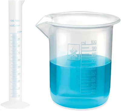 Bello 100 ml Low Form Beaker(Pack of 2)